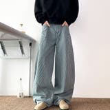ゆるカワコーデ ヴィンテージ風ストリートデザイン デニムパンツ | 17kg | 詳細画像10 
