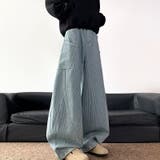 ゆるカワコーデ ヴィンテージ風ストリートデザイン デニムパンツ | 17kg | 詳細画像12 