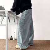 ゆるカワコーデ ヴィンテージ風ストリートデザイン デニムパンツ | 17kg | 詳細画像13 