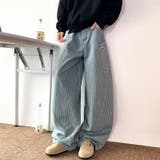 ゆるカワコーデ ヴィンテージ風ストリートデザイン デニムパンツ | 17kg | 詳細画像5 