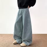 ゆるカワコーデ ヴィンテージ風ストリートデザイン デニムパンツ | 17kg | 詳細画像6 