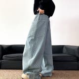 ゆるカワコーデ ヴィンテージ風ストリートデザイン デニムパンツ | 17kg | 詳細画像8 