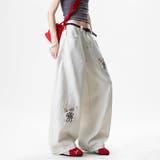 ゆるカワコーデ デニムパンツ フラワー刺繍 | 17kg | 詳細画像6