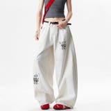 ゆるカワコーデ デニムパンツ フラワー刺繍 | 17kg | 詳細画像3