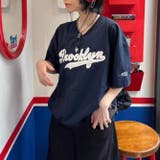 ゆるカワコーデ☆ナイロンTシャツ 半袖 スポーツ風 ロゴ刺繍 クール素材 | 17kg | 詳細画像2 