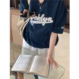 ゆるカワコーデ☆ナイロンTシャツ 半袖 スポーツ風 ロゴ刺繍 クール素材 | 17kg | 詳細画像6 