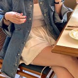 ゆるカワコーデ☆ストライプショートパンツ レースアップ レース切り替えデザイン | 17kg | 詳細画像6 