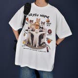 ゆるカワコーデ☆ネコプリント オーバーサイズ半袖Tシャツ | 17kg | 詳細画像8 