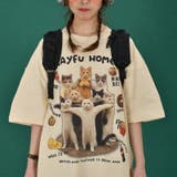 ゆるカワコーデ☆ネコプリント オーバーサイズ半袖Tシャツ | 17kg | 詳細画像11 