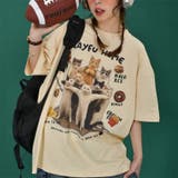 ゆるカワコーデ☆ネコプリント オーバーサイズ半袖Tシャツ | 17kg | 詳細画像13 