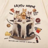 ゆるカワコーデ☆ネコプリント オーバーサイズ半袖Tシャツ | 17kg | 詳細画像18 