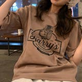 ゆるカワコーデ☆プリントTシャツ オーバーサイズ 学生風 BFスタイル | 17kg | 詳細画像2 