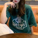 ゆるカワコーデ☆プリントTシャツ オーバーサイズ 学生風 BFスタイル | 17kg | 詳細画像7 