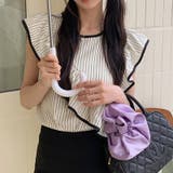 甘辛系ガールズ☆フリル付きストライプ柄ブラウス | 17kg | 詳細画像8 