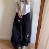 甘辛系ガールズ☆デニムストレートワイドパンツ | 17kg | 詳細画像2 