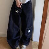 甘辛系ガールズ☆デニムストレートワイドパンツ | 17kg | 詳細画像23 