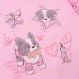 甘辛系ガールズ☆犬プリントレースアップ半袖Tシャツ | 17kg | 詳細画像2 