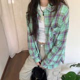 レトロチェック 長袖シャツ 配色 | 17kg | 詳細画像35 