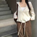クロシェ編み 透かし編み ゆったり ジップ ニットパーカーゆるカワコーデ☆ | 17kg | 詳細画像13 