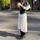 フリル切替 ダブルポケット 七分丈 ワイドパンツ カジュアル甘辛系ガールズ☆ | 17kg | 詳細画像22