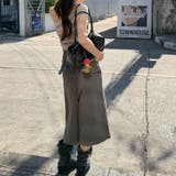 フリル切替 ダブルポケット 七分丈 ワイドパンツ カジュアル甘辛系ガールズ☆ | 17kg | 詳細画像34