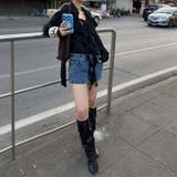 セクシーガール Aライン タイトミニ デニムスカートパンツ甘辛系ガールズ☆ | 17kg | 詳細画像13 