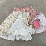 小花柄 フリルヘム スカート ミニスカート ウエストゴムゆるカワコーデ☆ | 17kg | 詳細画像10 