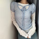 ドット柄 チュール 半袖 ホルターネック リボン付き Tシャツゆるカワコーデ☆ | 17kg | 詳細画像16 