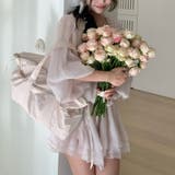 ピンク ウエストシェイプ 脚長効果 フェミニン ワンピースゆるカワコーデ☆ | 17kg | 詳細画像3 