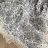 ブルー×コード刺繍 スウィート花柄ゆるカワコーデ☆ | 17kg | 詳細画像6 