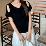 オフショルダー ドレープネック 着回し 半袖 あざと系トップス甘辛系ガールズ☆ | 17kg | 詳細画像14 