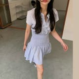 チェック柄ウエストマークワンピース｜大人ガーリー・着痩せ・美シルエット | 17kg | 詳細画像2 