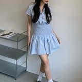 チェック柄ウエストマークワンピース｜大人ガーリー・着痩せ・美シルエット | 17kg | 詳細画像17 