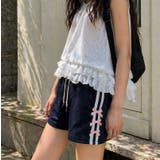 ショートパンツ サイドライン リボン付き | 17kg | 詳細画像1 