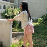 ピンク | ショートパンツ サイドライン リボン付き | 17kg