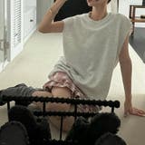 ノースリーブ ワンピース スウェット バックオープン 背中開き オーバーサイズ | 17kg | 詳細画像4 