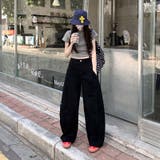 ワークパンツ カーゴパンツ ワイドパンツ ストレート バナナシルエット | 17kg | 詳細画像10 