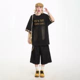 アメカジ チェック切替ビッグポケットデニムパンツレディース ワイドシルエット | 17kg | 詳細画像10