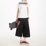 アメカジ チェック切替ビッグポケットデニムパンツレディース ワイドシルエット | 17kg | 詳細画像16