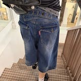 パリバックルデザイン デニムハーフパンツ レディース | 17kg | 詳細画像3