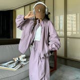 ギャザーデザインブルゾン ワイドパンツセット レディース | 17kg | 詳細画像1