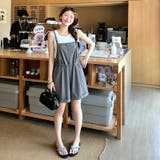キャミソール×サロペットショートパンツ セットアップ レディース | 17kg | 詳細画像10