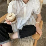 パフスリーブ シャツブラウス ペプラム | 17kg | 詳細画像9 