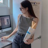 ボーダー柄 ノースリーブ ボートネック | 17kg | 詳細画像2