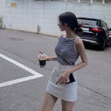 ボーダー柄 ノースリーブ ボートネック | 17kg | 詳細画像11