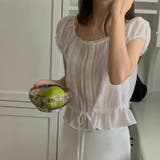 レースフリル ブラウス 半袖 | 17kg | 詳細画像11 