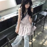 チェック柄 キャミワンピース フリル | 17kg | 詳細画像8