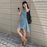 サイドリボン デニムワンピース ノースリーブ | 17kg | 詳細画像4