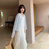 プリーツロングワンピース ノースリーブ マキシワンピース リゾート | 17kg | 詳細画像12 