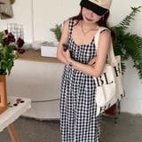 【SHOPLIST限定】程よいシルエットのチェック柄オールインワン | 17kg | 詳細画像13 